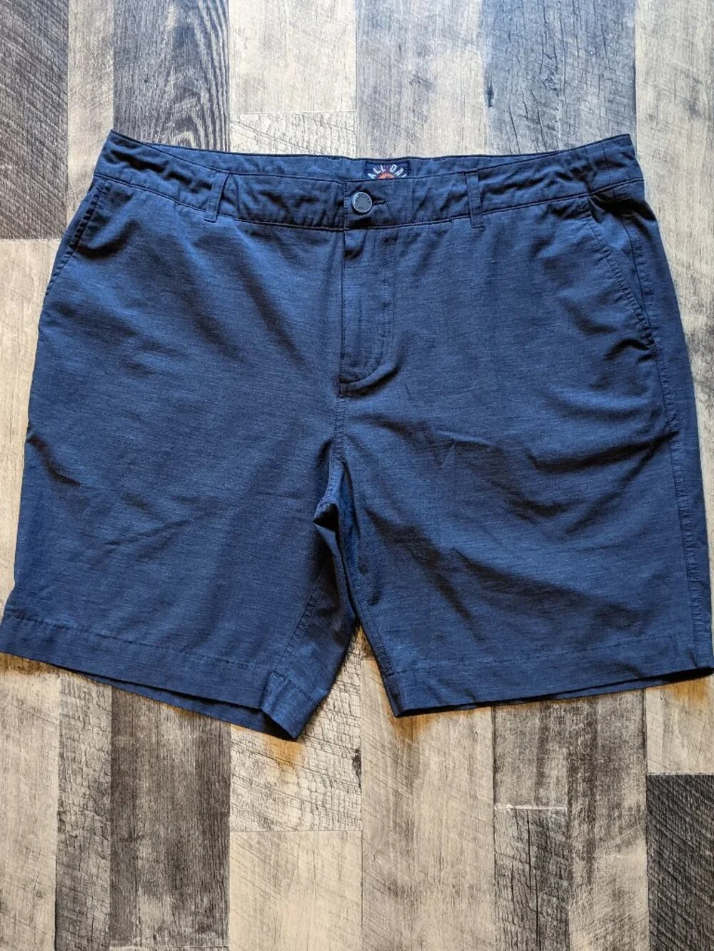 Faherty All Day Shorts 7” Inseam Charcoal Gray Stretch Poly Cotton Blend